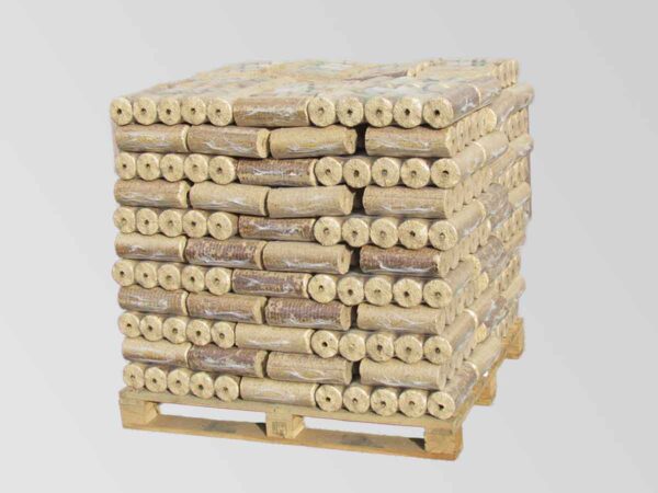 Holzbriketts Fichte rund, 1 Palette á 1.000 kg